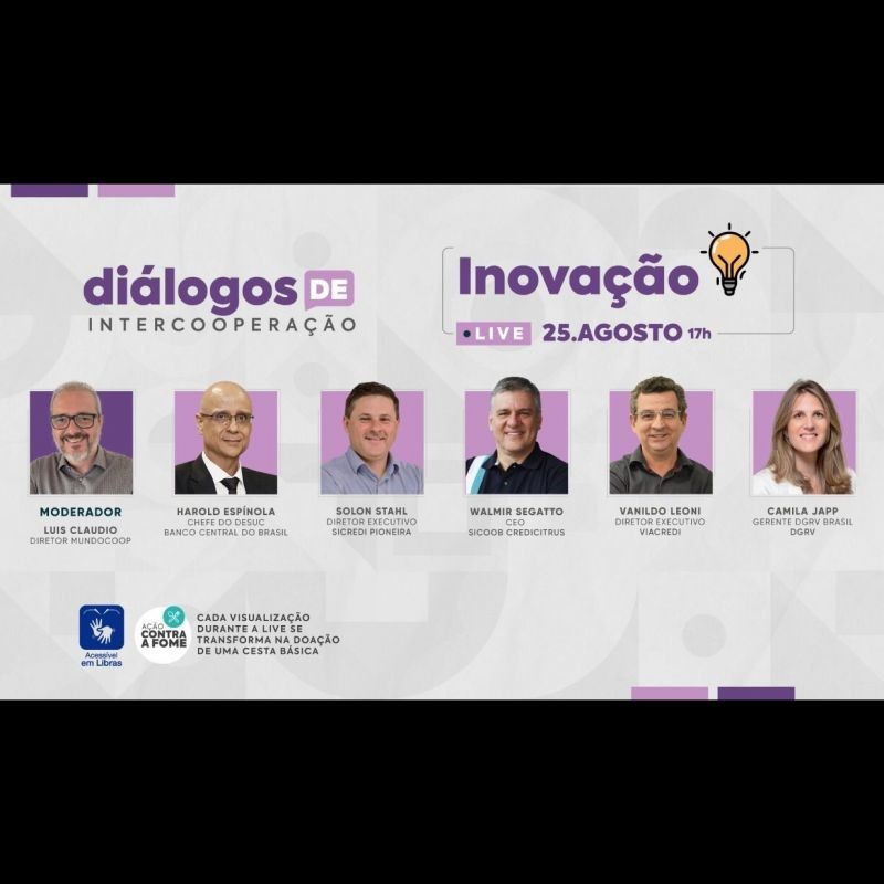 “Diálogos de Intercooperação” chegam ao sétimo episódio focalizando inovação